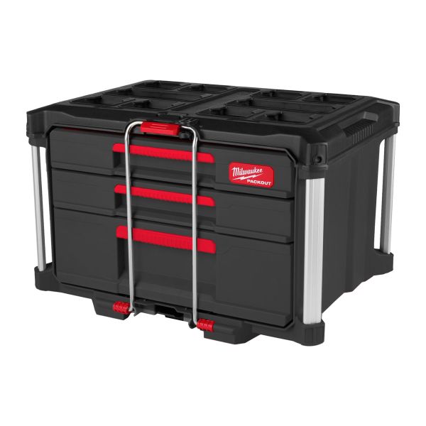 PACKOUT™ Koffer mit 2+1 Schubladen 560 x 410 x 360 mm / Milwaukee # 4932493190 / EAN: 4058546480615
